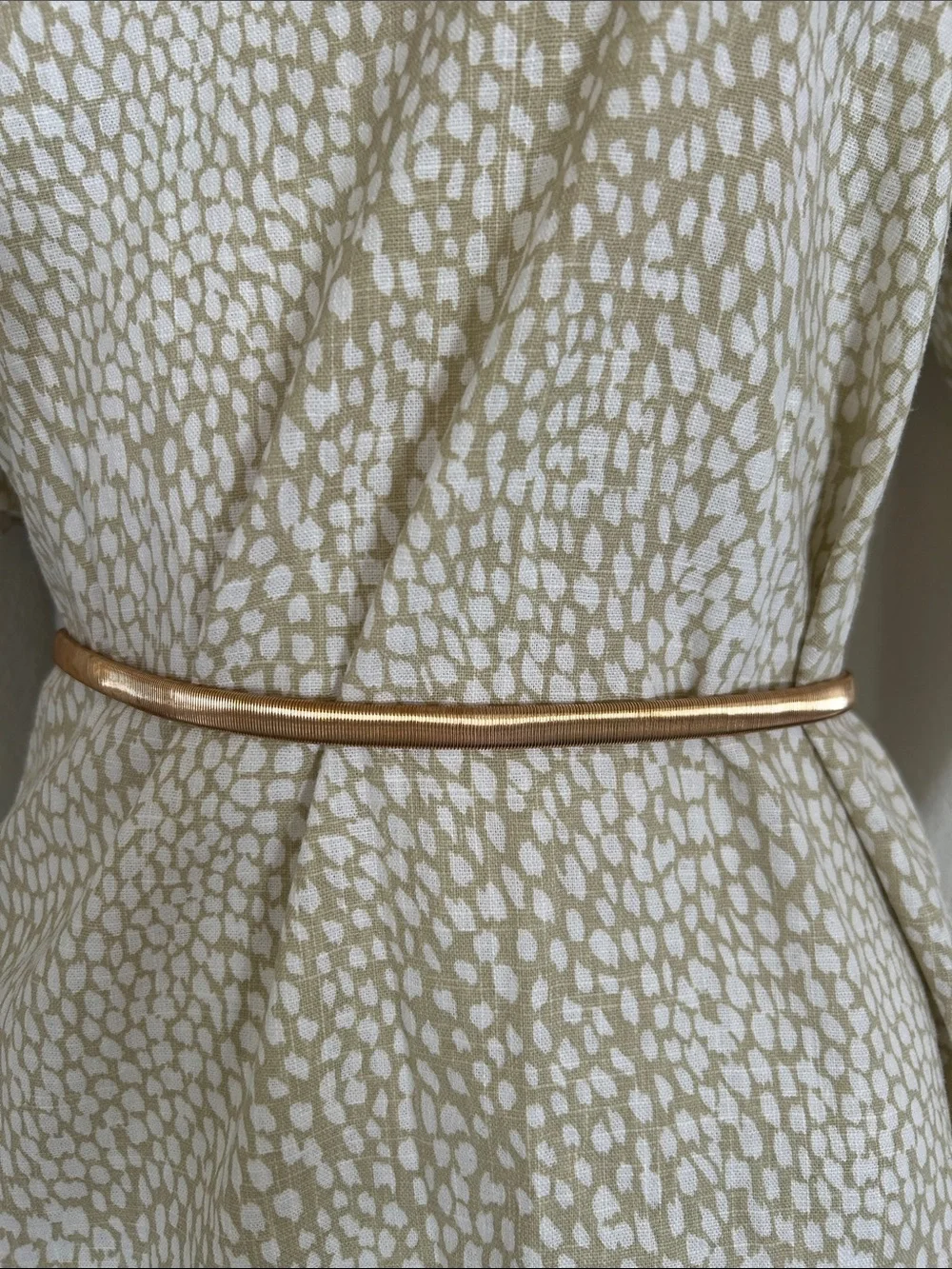 GOLD SPRING METAL BELT